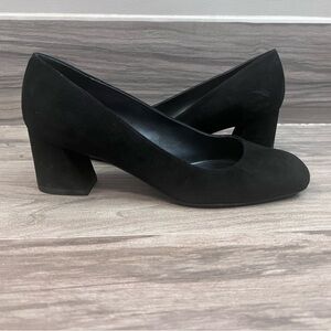 Stuart Weitzman Black Suede Heels